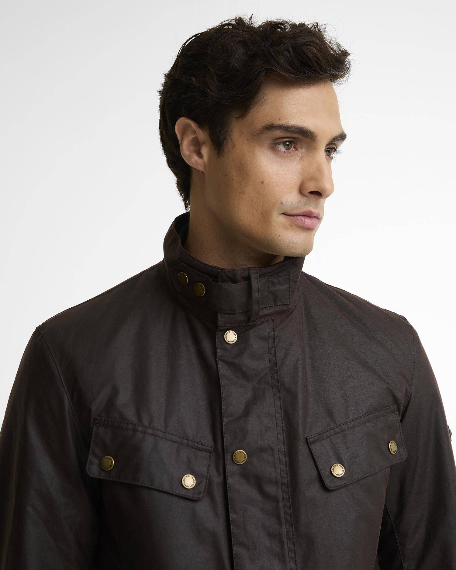 W6-2140 Giacca DUKE Tourer Wax Rustic