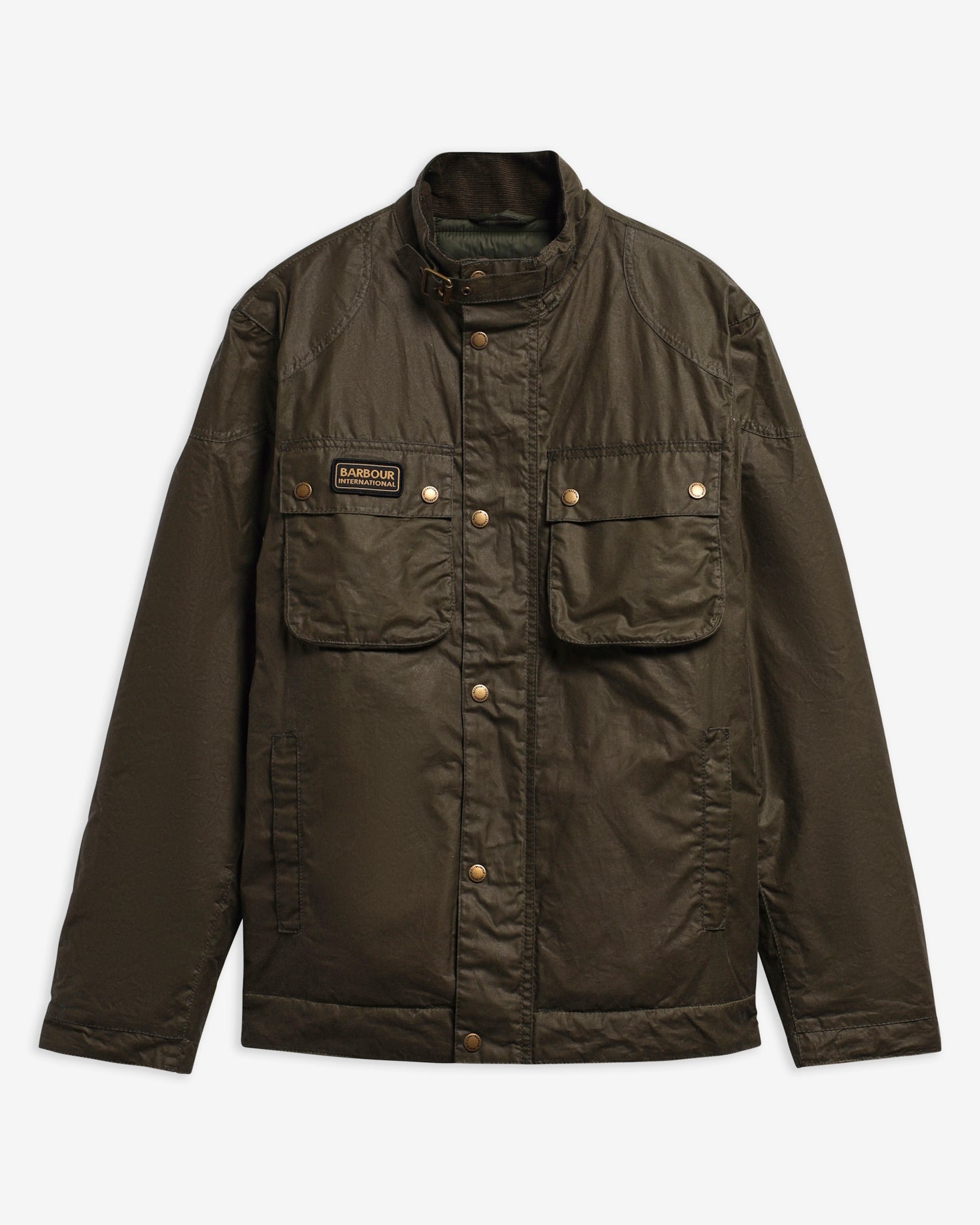 W6-2601 Giacca MERTON Wax Olive Night