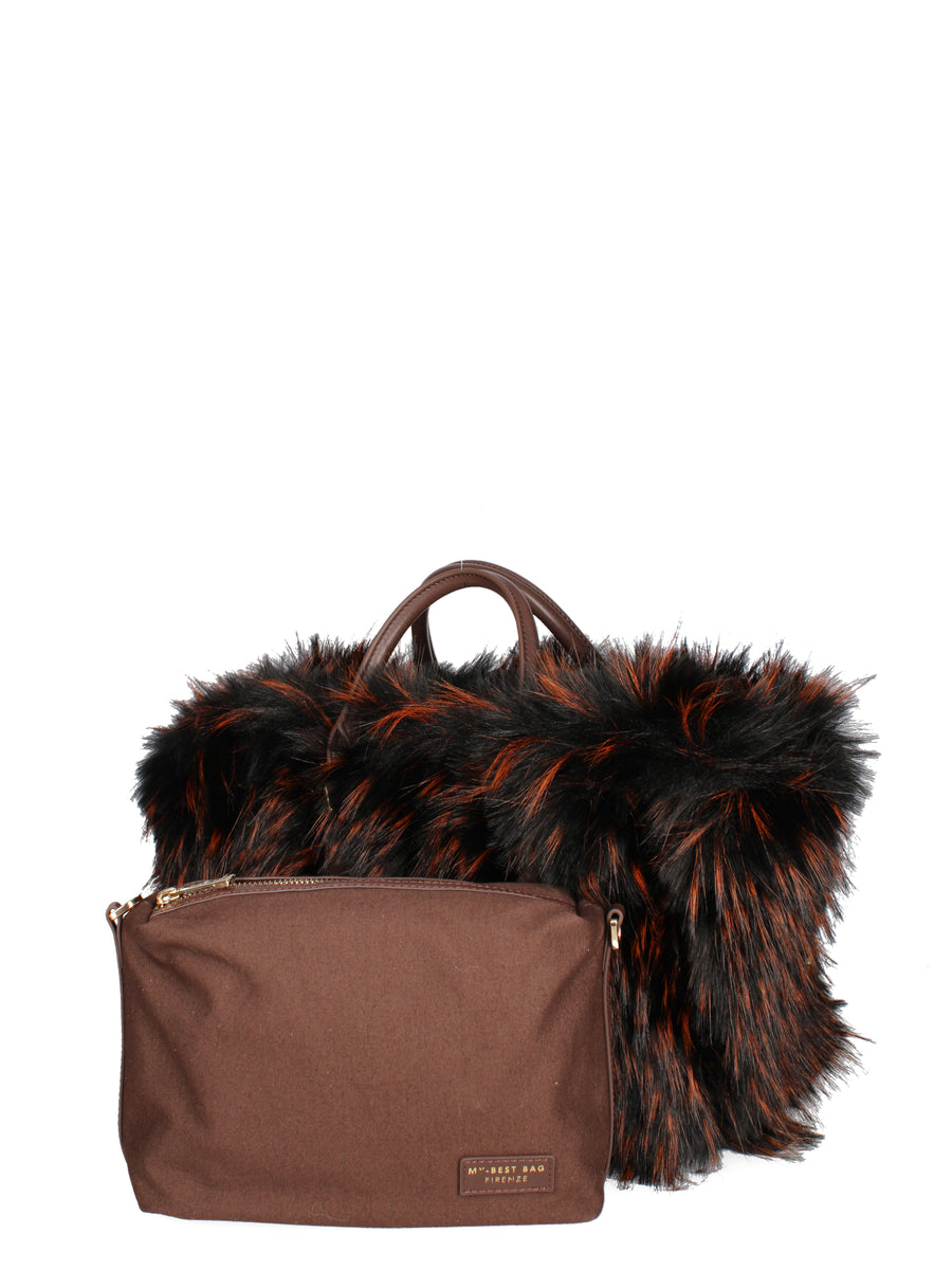 W5-1013 ATENA CHAMONIX Shopper Grande Chocolate