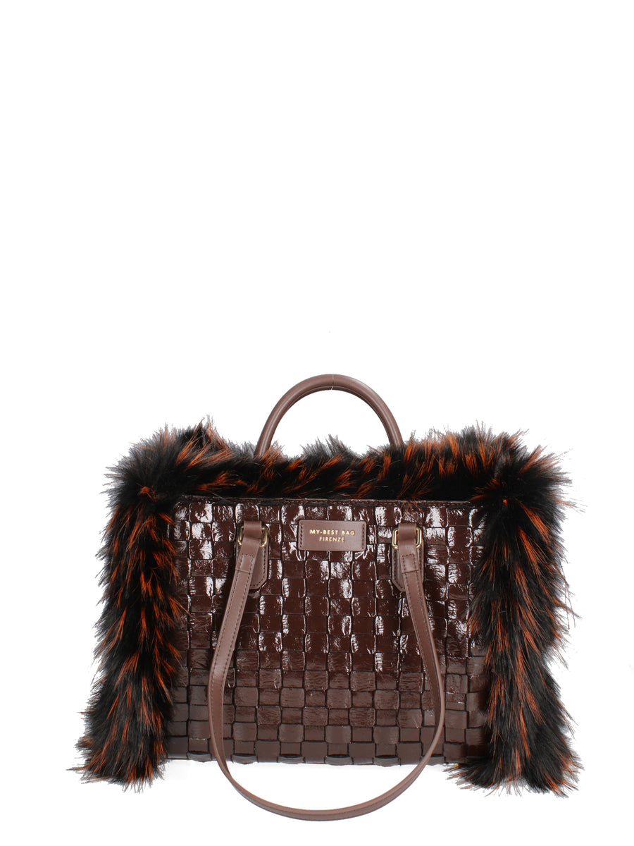 W5-1013 ATENA CHAMONIX Shopper Grande Chocolate