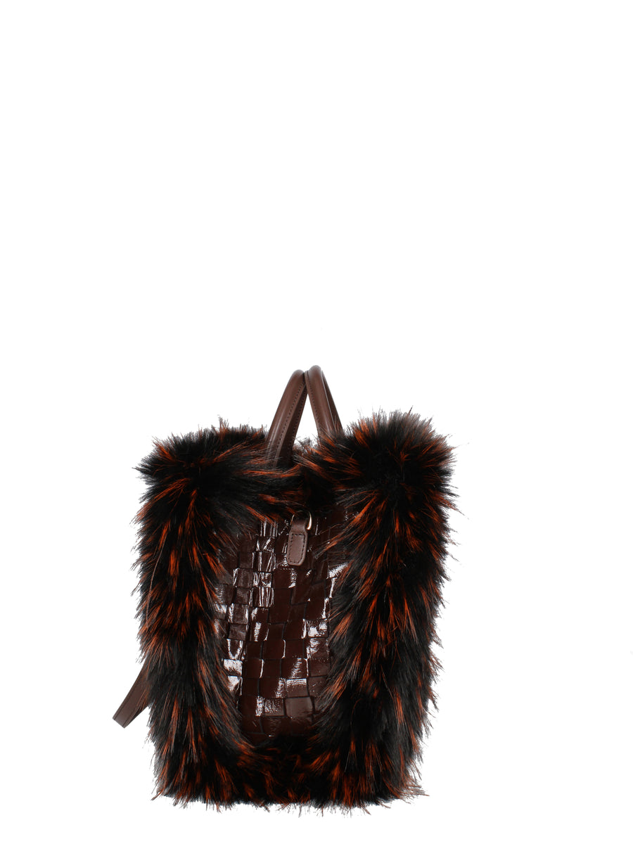 W5-1013 ATENA CHAMONIX Shopper Grande Chocolate