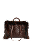 W5-1013 ATENA CHAMONIX Shopper Grande Chocolate