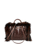 W5-1013 ATENA CHAMONIX Shopper Grande Chocolate