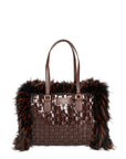 W5-1013 ATENA CHAMONIX Shopper Grande Chocolate