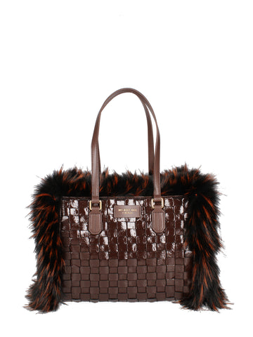W5-1013 ATENA CHAMONIX Shopper Grande Chocolate