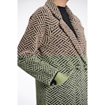 W5-MADINA Cardigan Sand Graphic