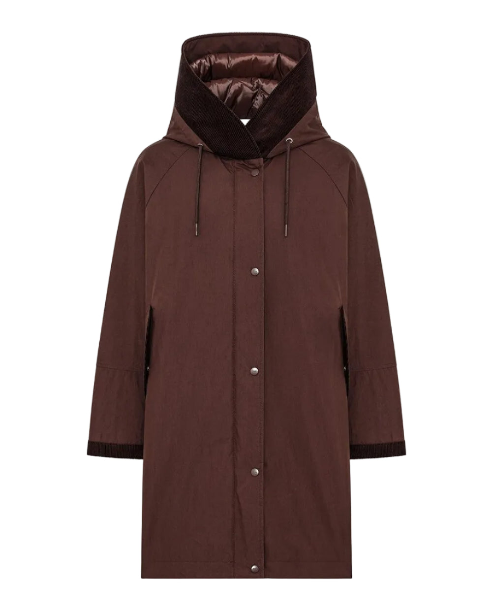 DW6-NAKO FIDENZA Parka Reversibile Cioccolato 215 Woman