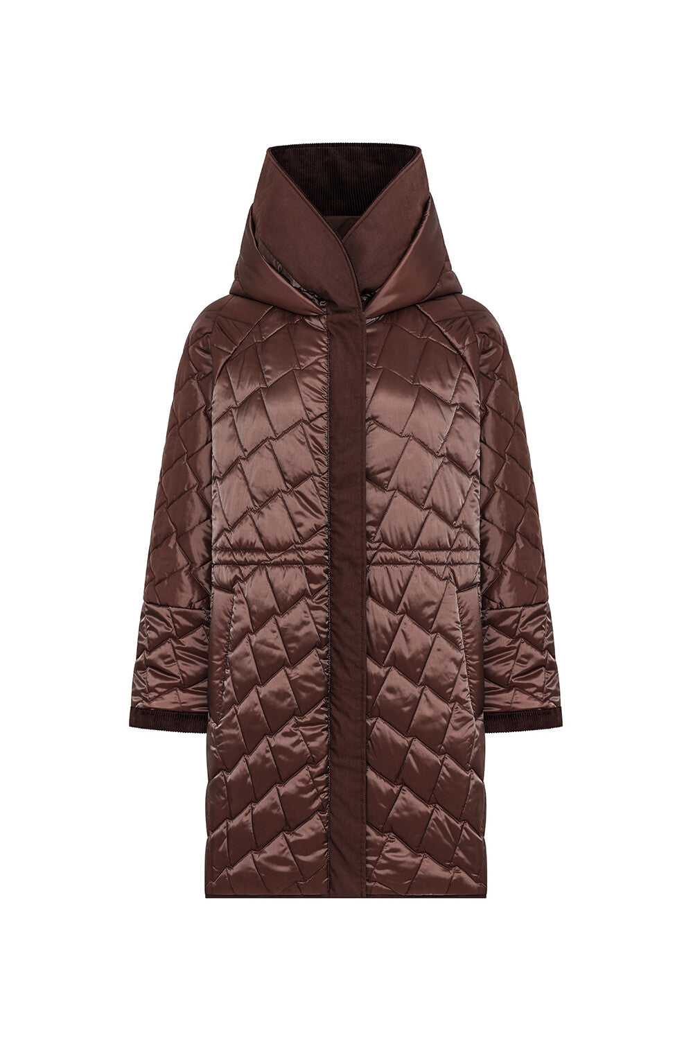 DW6-NAKO FIDENZA Parka Reversibile Cioccolato 215 Woman