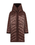 DW6-NAKO FIDENZA Parka Reversibile Cioccolato 215 Woman