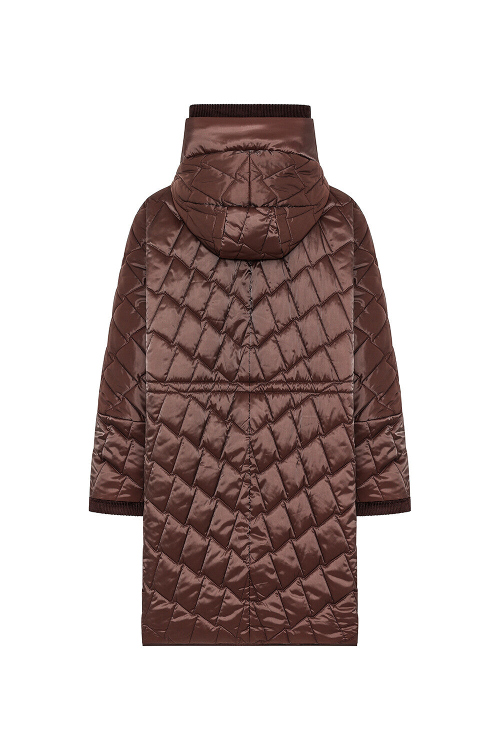 DW6-NAKO FIDENZA Parka Reversibile Cioccolato 215 Woman