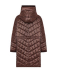 DW6-NAKO FIDENZA Parka Reversibile Cioccolato 215 Woman