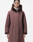 DW6-NAKO FIDENZA Parka Reversibile Cioccolato 215 Woman