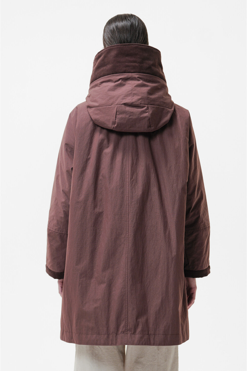 DW6-NAKO FIDENZA Parka Reversibile Cioccolato 215 Woman
