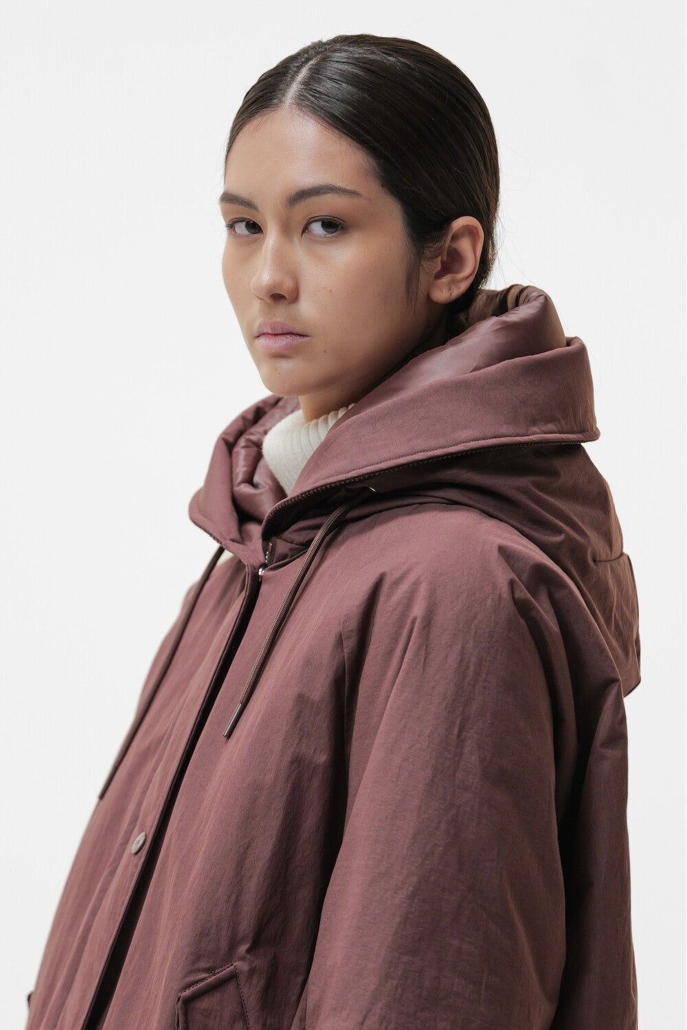 DW6-NAKO FIDENZA Parka Reversibile Cioccolato 215 Woman