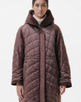 DW6-NAKO FIDENZA Parka Reversibile Cioccolato 215 Woman