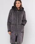 W4-OVA Reversible Coat Graphite