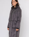 W4-OVA Reversible Coat Graphite