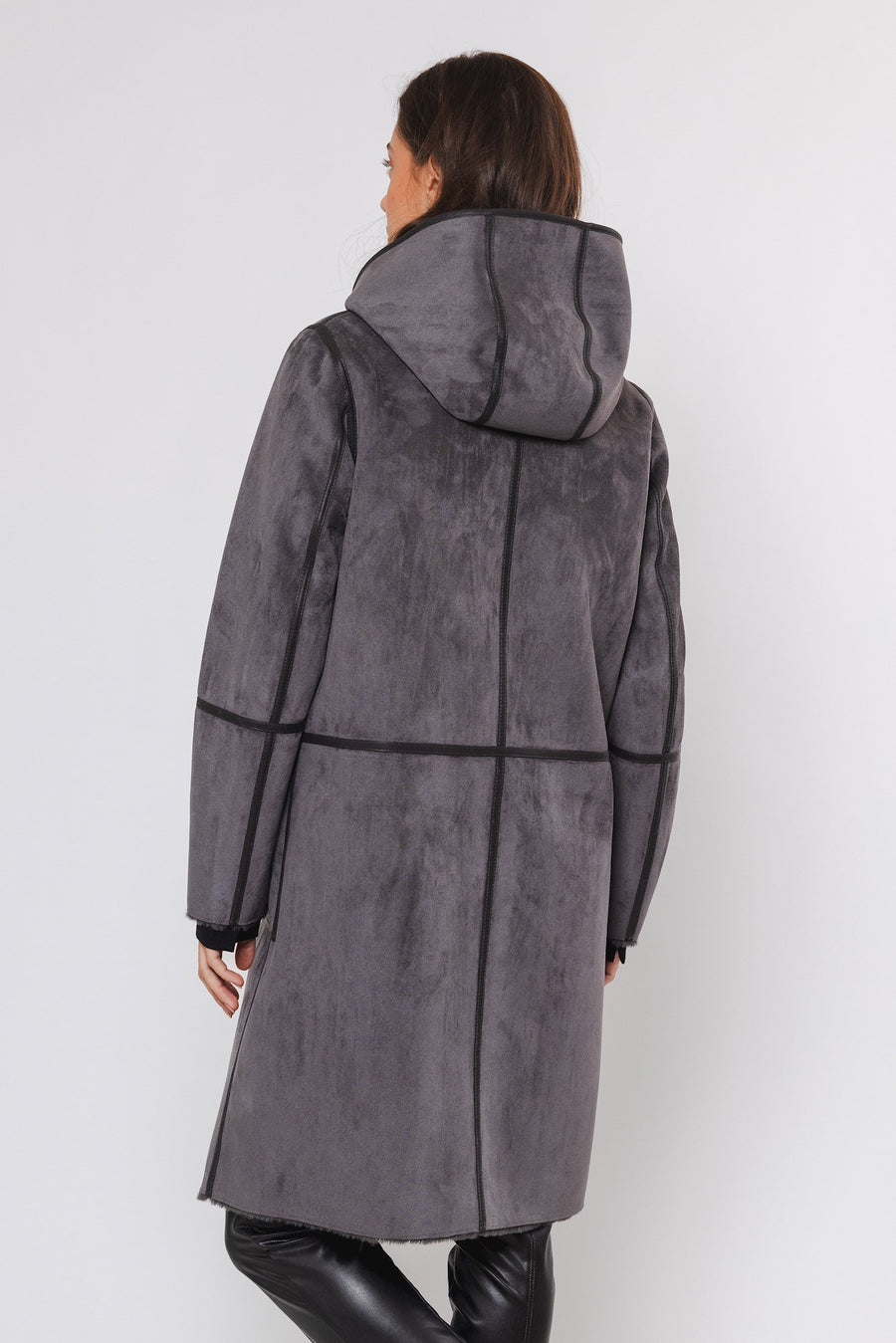 W4-OVA Reversible Coat Graphite