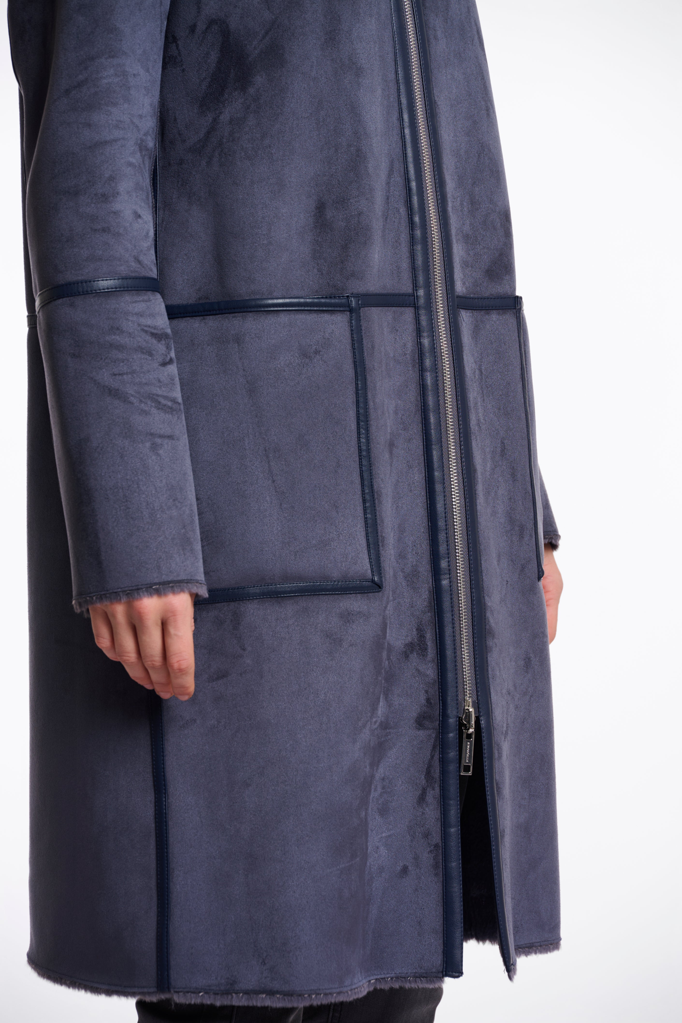 W5-OVA Coat Reversibile Night Grey