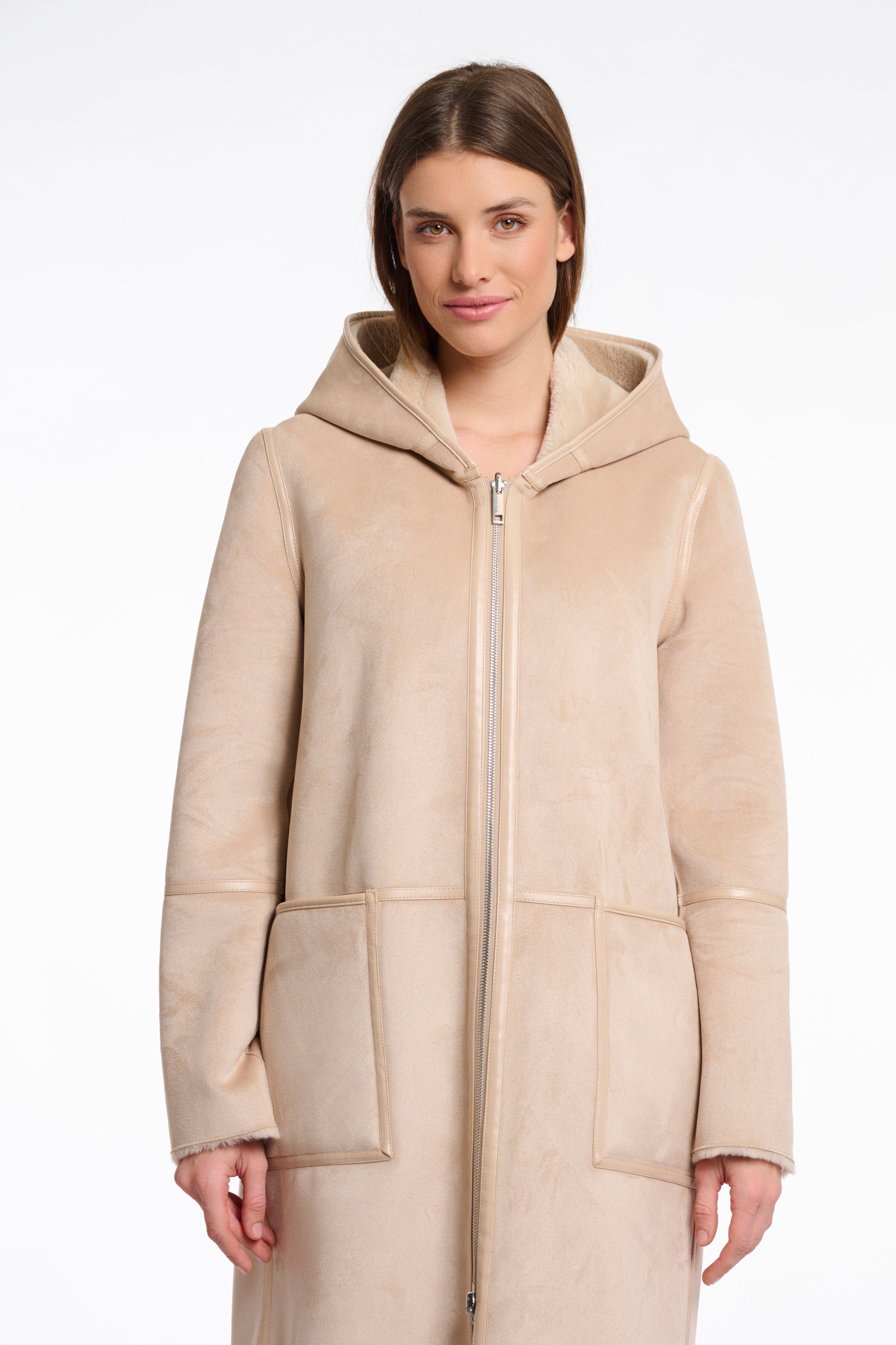 W5-OVA Coat Reversibile Oat