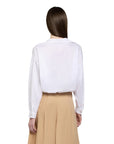 S5-CA004 Camicia Cropped Optic White