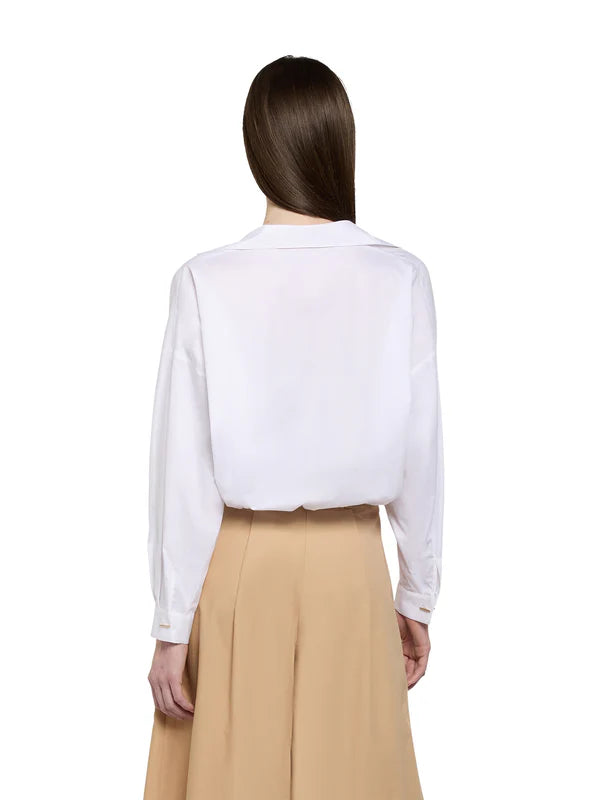 S5-CA004 Camicia Cropped Optic White