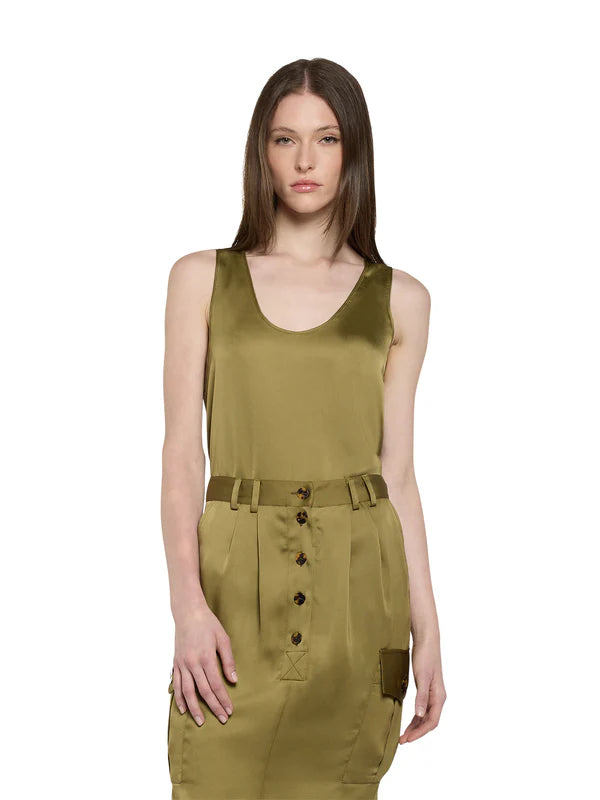 S5-TO002 Top in Cavallery Fluido Aloe