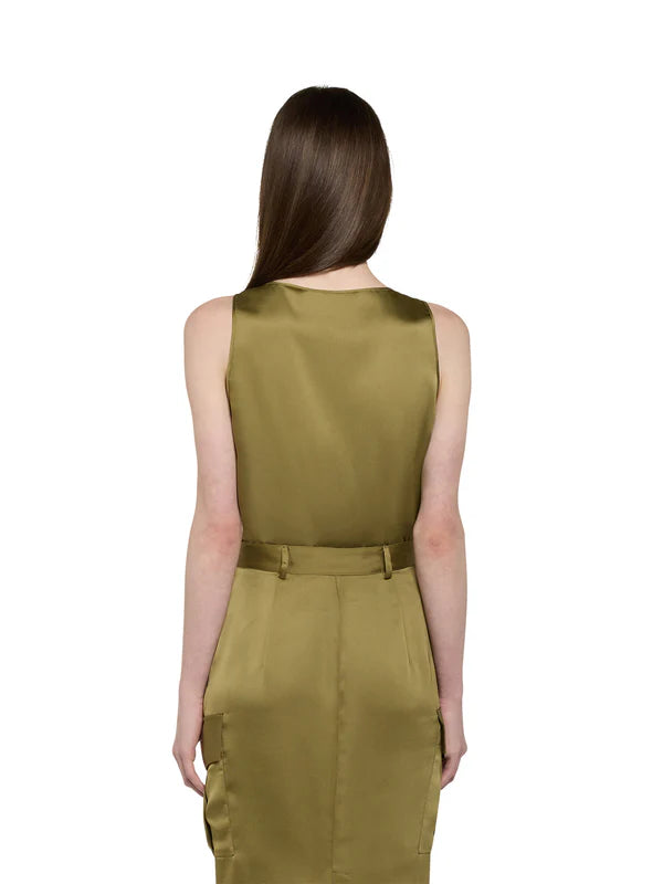 S5-TO002 Top in Cavallery Fluido Aloe