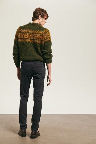 UW4-517 Pantalone 5Tasche Soft Bull Navy Man