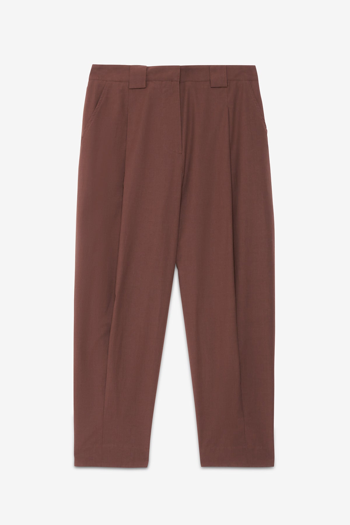 S5-DP9816 Pantalone in Popeline Cioccolato