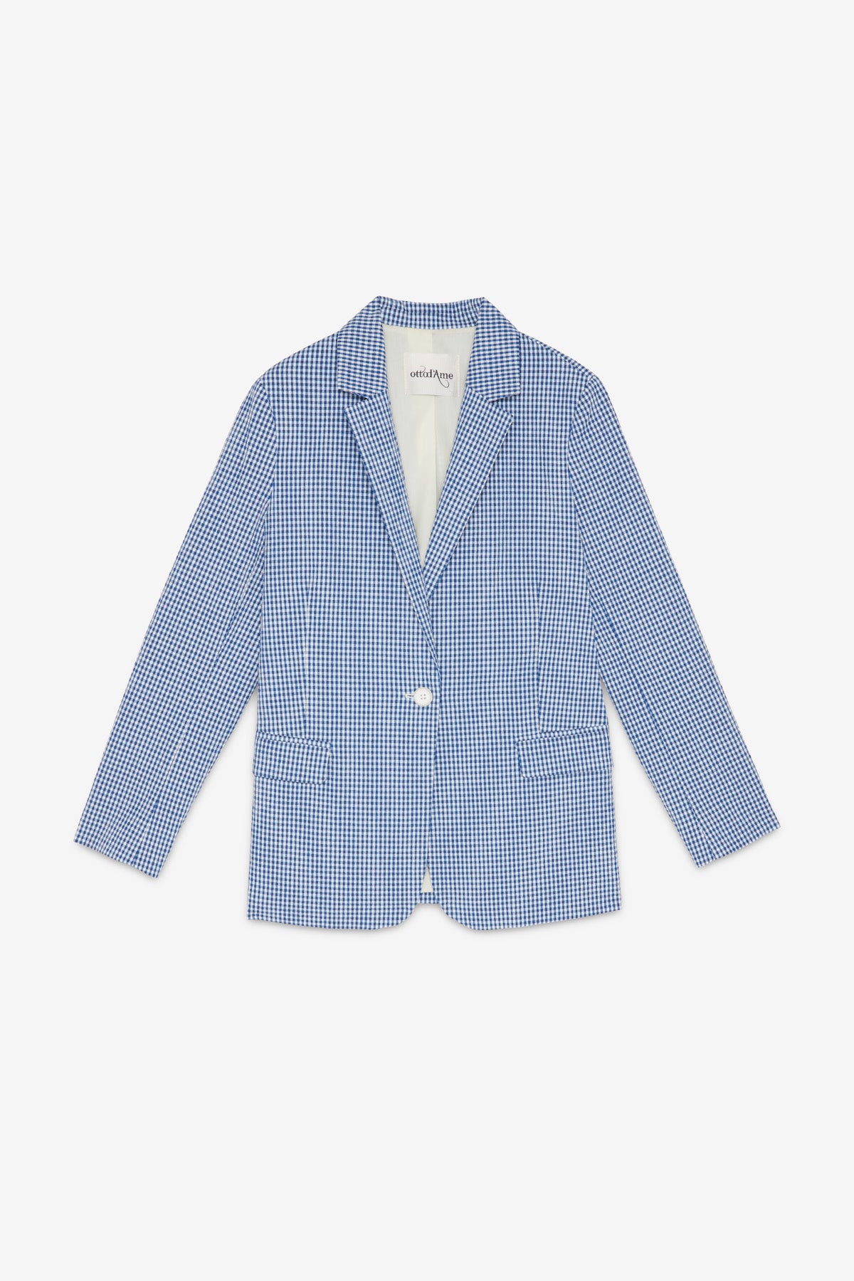 S4-DG5999 Giacca Vichy Blu