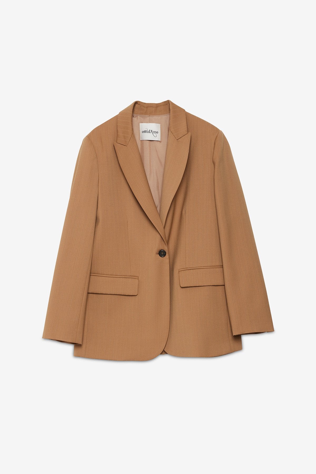 W5-DG6159 Giacca Gessato Sesamo