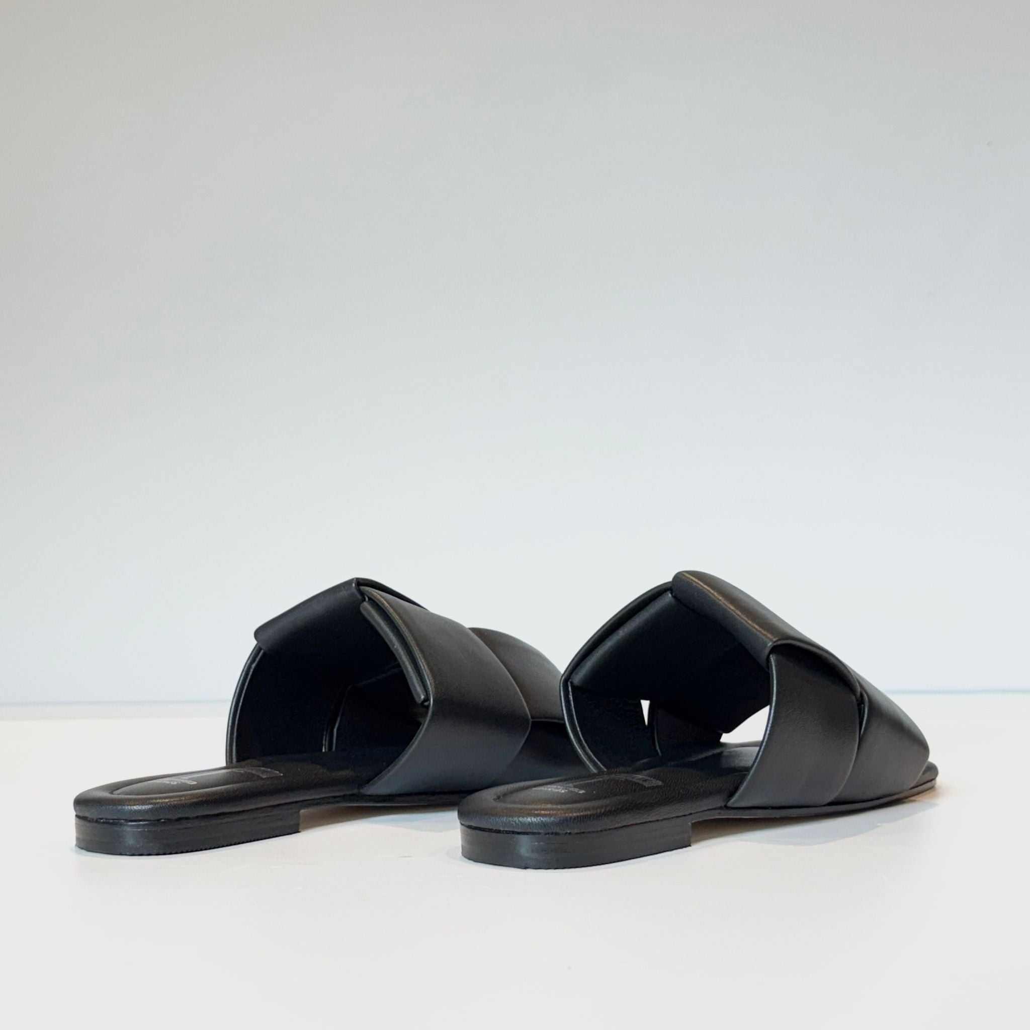 S5-6794 Sabot Aperto Imbottito Nero