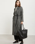 W5-DJ0070 Cappotto Lungo In Misto Lana