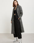 W5-DJ0070 Cappotto Lungo In Misto Lana