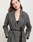 W5-DJ0070 Cappotto Lungo In Misto Lana