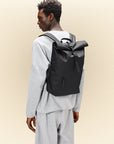 W3-13320 Zaino Rolltop Rucksack Black Unisex