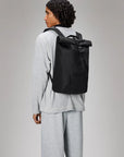 W4-13320 Zaino Rolltop Rucksack Black Unisex