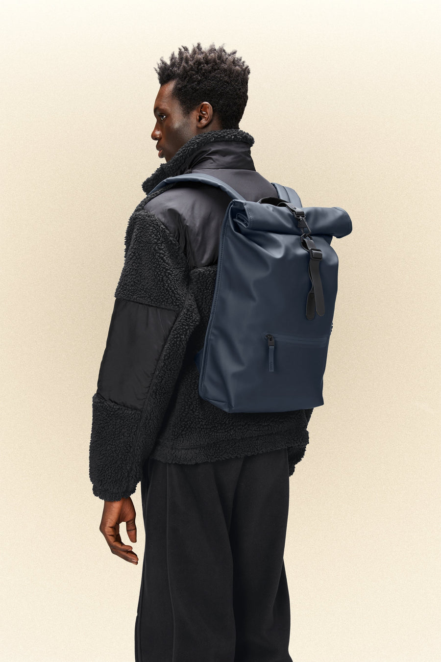 W3-13320 Zaino Rolltop Rucksack Navy Unisex