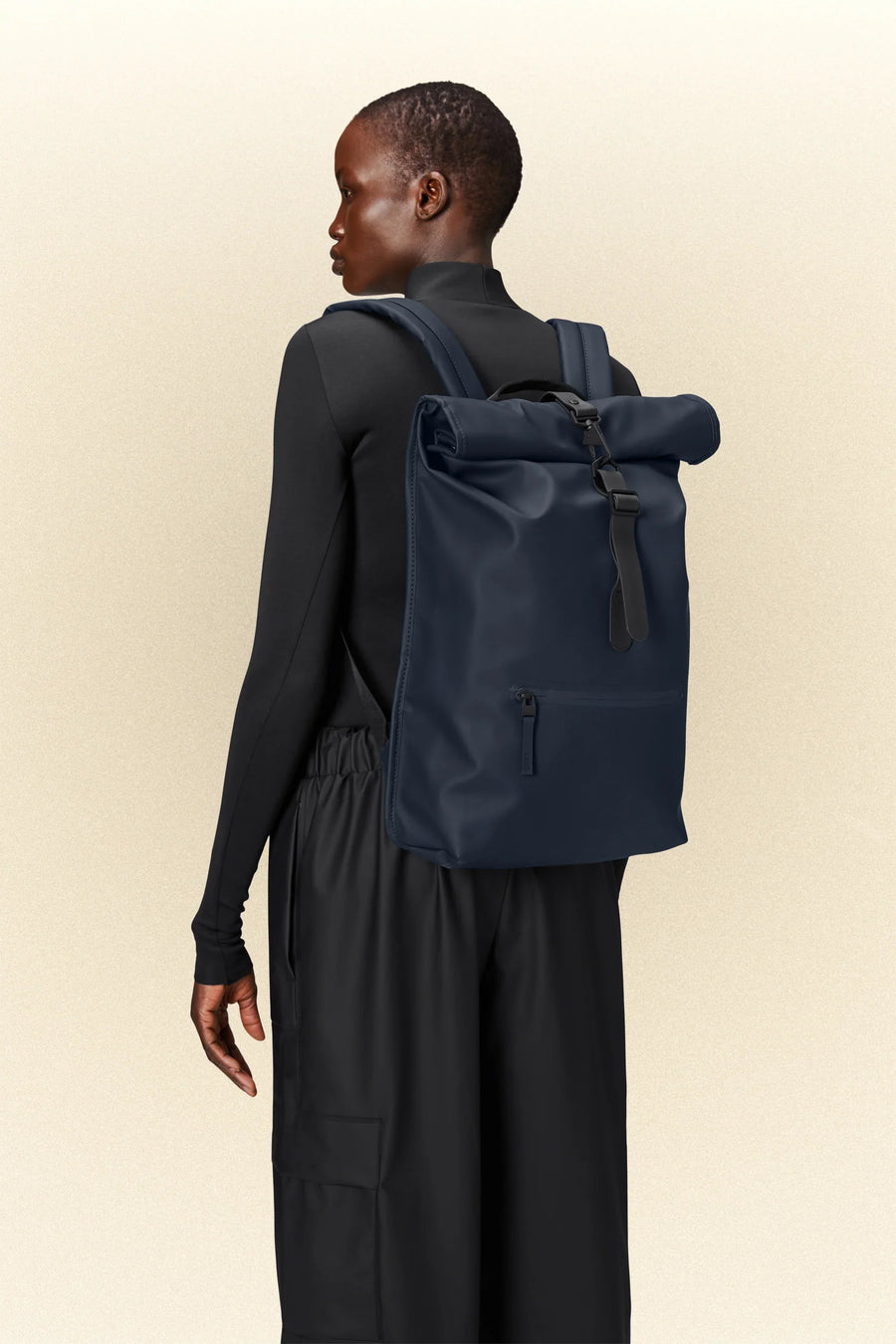 W3-13320 Zaino Rolltop Rucksack Navy Unisex