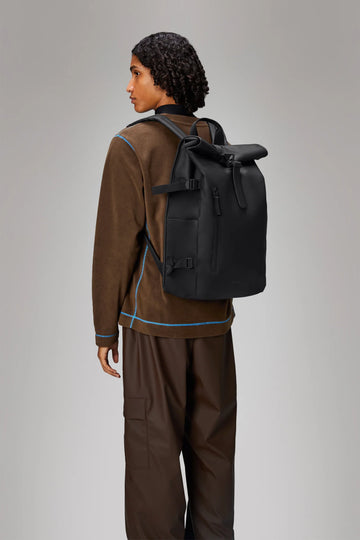 W4-14590 Rolltop Rucksack Large Black