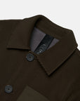 UW5-SAVAGE Overjacket Tricotech Brown Man
