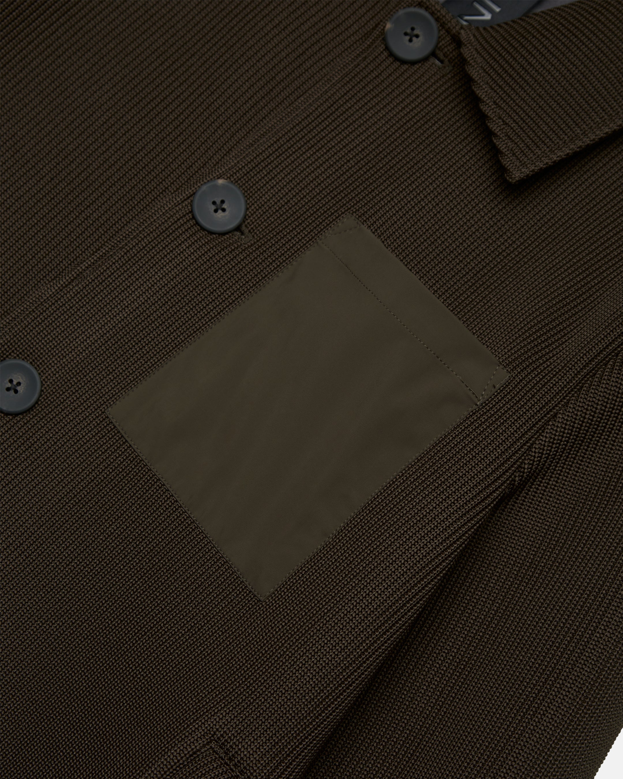 UW5-SAVAGE Overjacket Tricotech Brown Man