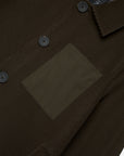 UW5-SAVAGE Overjacket Tricotech Brown Man