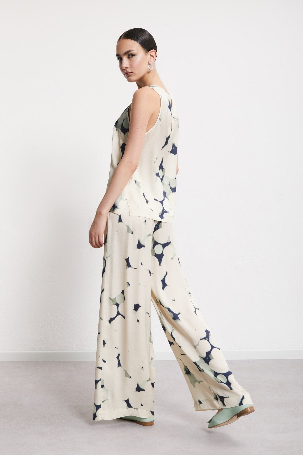 S5-TP9838 Pantalone Viscosa Latte/Night