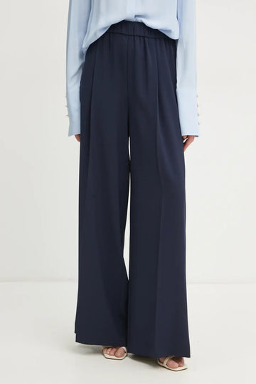 S5-8P0710 Pantaloni Palazzo Essential Navy