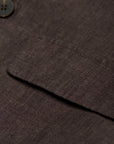 US6-GLITTER Overshirt Brown Man