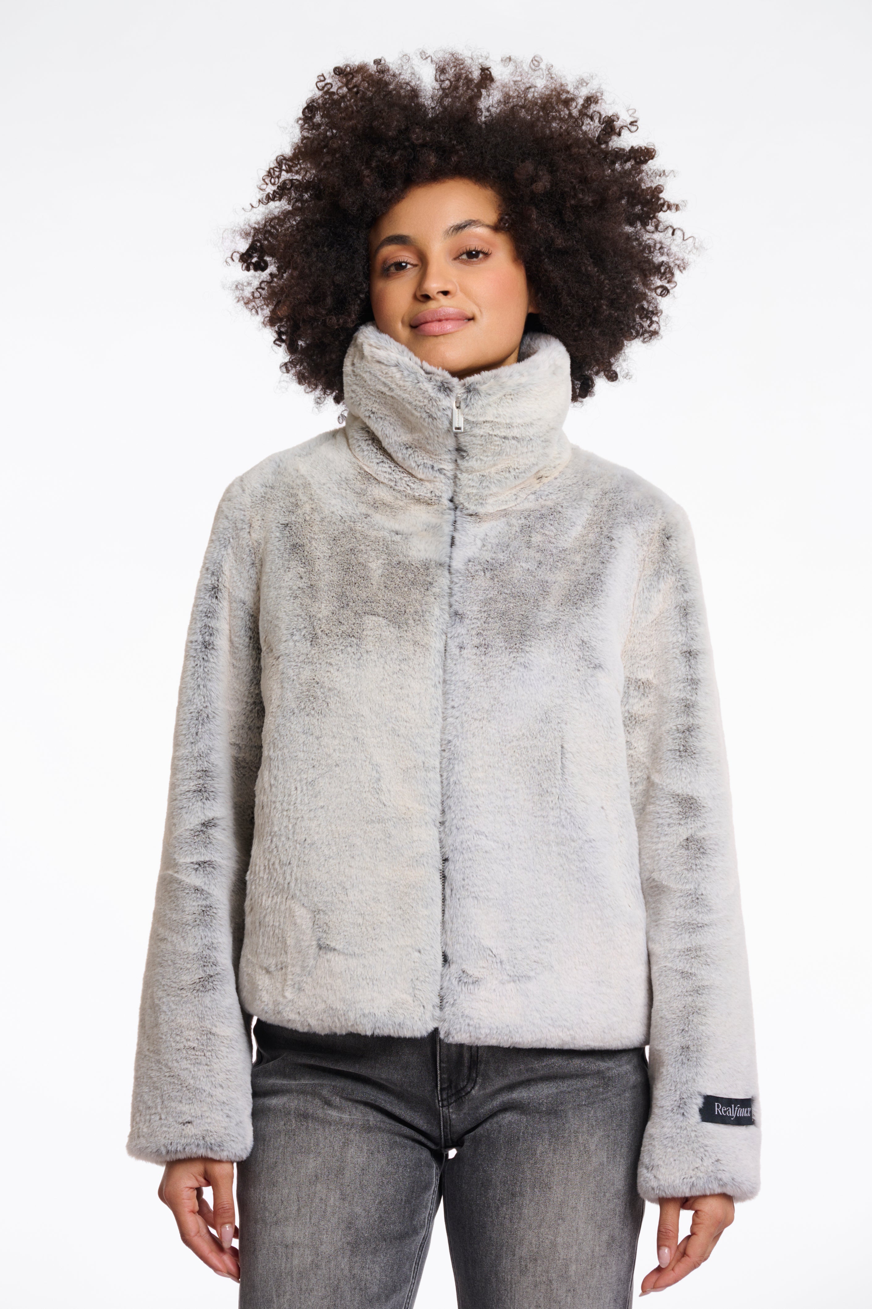 W5-SALLIE Jacket Fur Natural Degrade