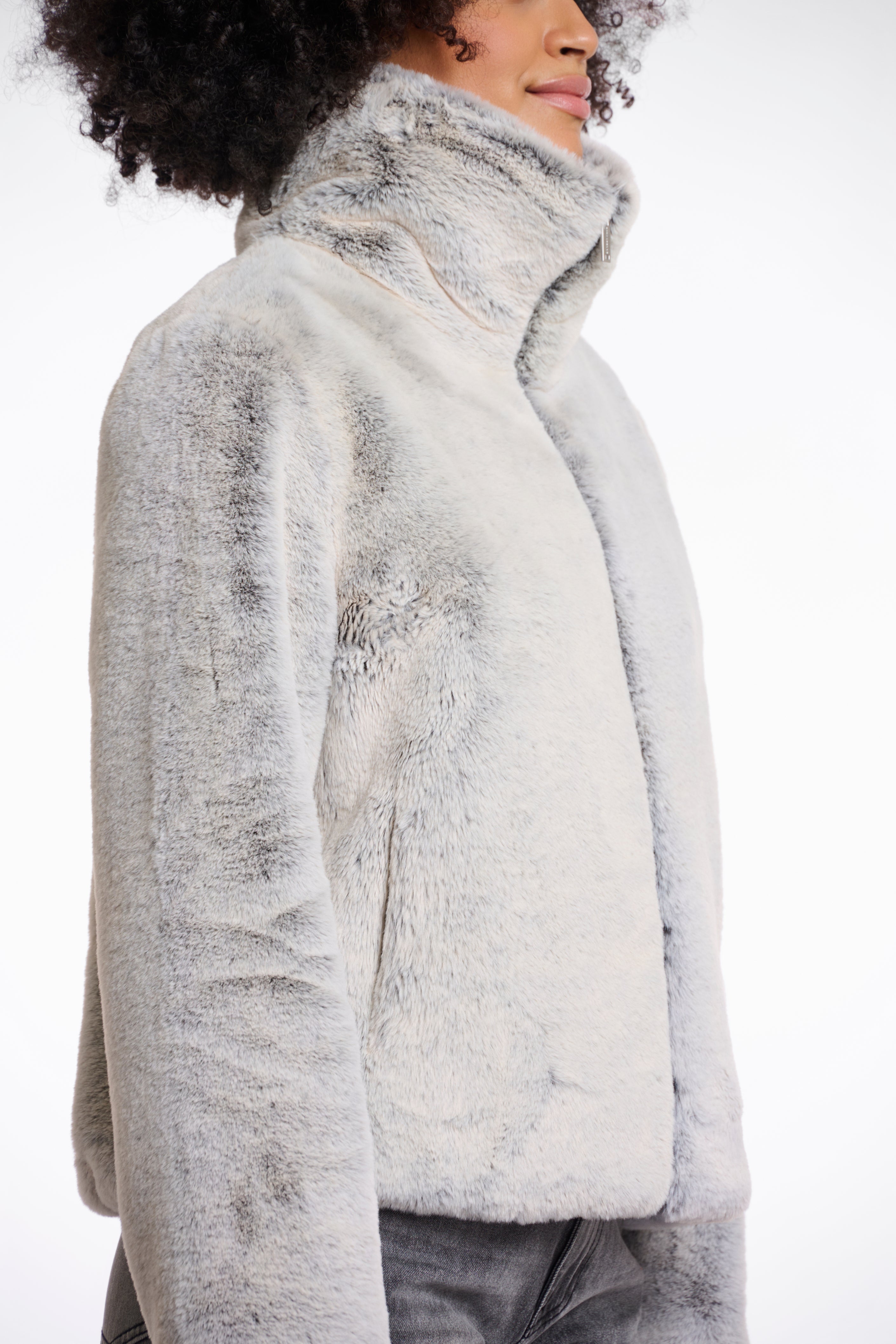 W5-SALLIE Jacket Fur Natural Degrade