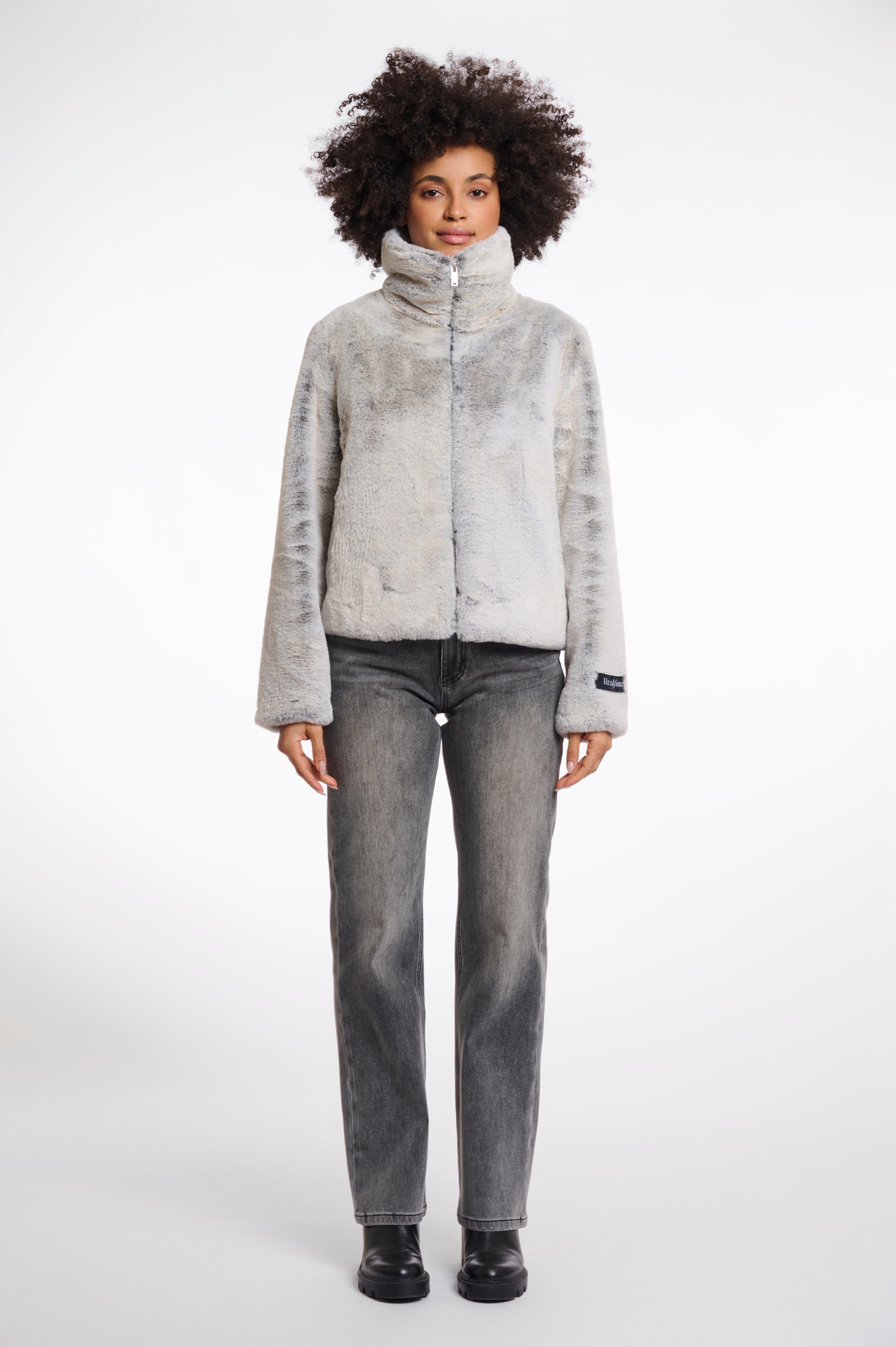 W5-SALLIE Jacket Fur Natural Degrade